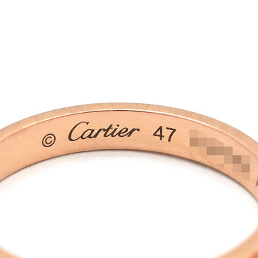 カルティエ Cartier ダムール ウェディング B4093700 ピンクゴールド K18PG #47 リング 指輪 Au750 18K 18金 7号