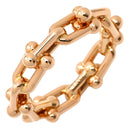 ティファニー Tiffany & Co ハードウェア マイクロリンク 72667573 ローズゴールド K18PG リング 指輪 ピンクゴールド 750 PG RG 6号
