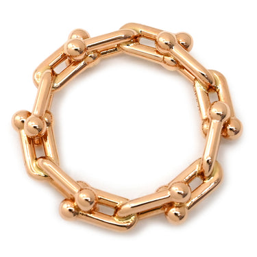 ティファニー Tiffany & Co ハードウェア マイクロリンク 72667573 ローズゴールド K18PG リング 指輪 ピンクゴールド 750 PG RG 6号