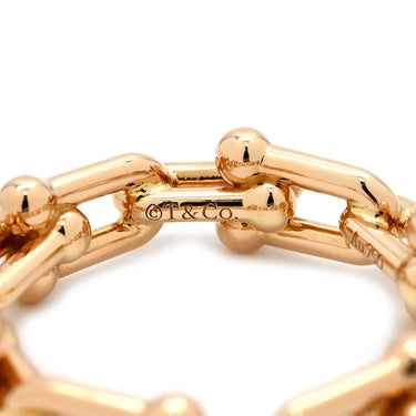 ティファニー Tiffany & Co ハードウェア マイクロリンク 72667573 ローズゴールド K18PG リング 指輪 ピンクゴールド 750 PG RG 6号