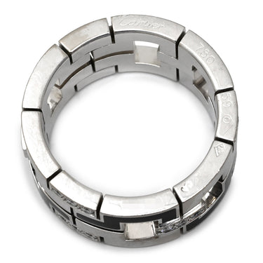 カルティエ Cartier ドラゴン パドロック ブラック×ホワイトゴールド K18WG ダイヤモンド ラッカー #59(JP19) リング 指輪 750 18K WG ダイヤモンド 19号