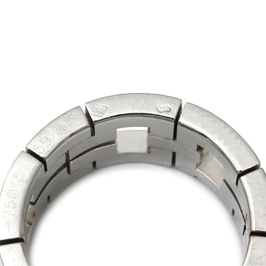 カルティエ Cartier ドラゴン パドロック ブラック×ホワイトゴールド K18WG ダイヤモンド ラッカー #59(JP19) リング 指輪 750 18K WG ダイヤモンド 19号