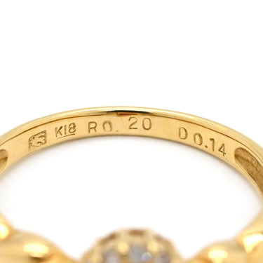 セイコー SEIKO ルビー ダイヤモンド レッド×イエローゴールド K18YG ルビー ダイヤモンド リング 指輪 Au750 18K 18金 YG オーバルミックスカット ツバメ刻印 1石 12号