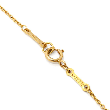 ティファニー Tiffany & Co ティアドロップ イエローゴールド K18YG ネックレス T＆Co. Au750 18K エルサペレッティ しずく