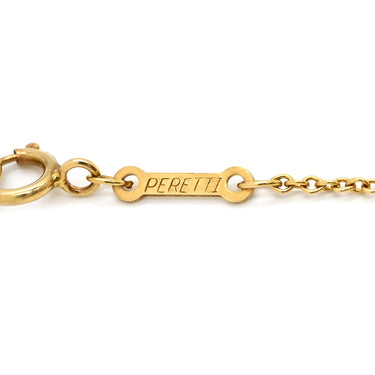 ティファニー Tiffany & Co ティアドロップ イエローゴールド K18YG ネックレス T＆Co. Au750 18K エルサペレッティ しずく