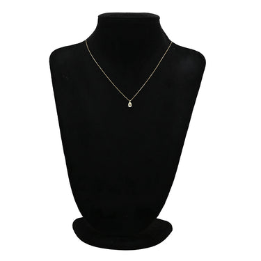 タサキ TASAKI ペアシェイプ ダイヤモンドデザイン イエロー×イエローゴールド K18YG ダイヤモンド ネックレス TASAKI Au750 18K 18金 イエロー 雫 しずく型
