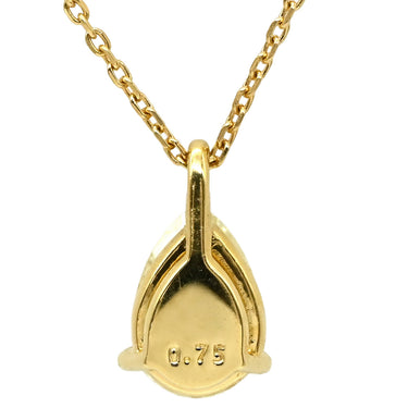 タサキ TASAKI ペアシェイプ ダイヤモンドデザイン イエロー×イエローゴールド K18YG ダイヤモンド ネックレス TASAKI Au750 18K 18金 イエロー 雫 しずく型