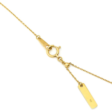 タサキ TASAKI ペアシェイプ ダイヤモンドデザイン イエロー×イエローゴールド K18YG ダイヤモンド ネックレス TASAKI Au750 18K 18金 イエロー 雫 しずく型
