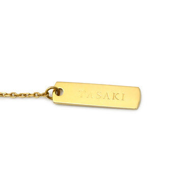 タサキ TASAKI ペアシェイプ ダイヤモンドデザイン イエロー×イエローゴールド K18YG ダイヤモンド ネックレス TASAKI Au750 18K 18金 イエロー 雫 しずく型