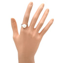 ミキモト MIKIMOTO 花珠パール ダイヤモンド パールホワイト×プラチナシルバー Pt950 パール ダイヤモンド リング 指輪 Pt950 プラチナ 1粒 真珠 アコヤ あこや 大粒 13号