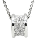ブルガリ BVLGARI ビーゼロワン ダイヤ 346167 ホワイトゴールド K18WG ダイヤモンド ネックレス B-zero1 ペンダント 18K 750WG