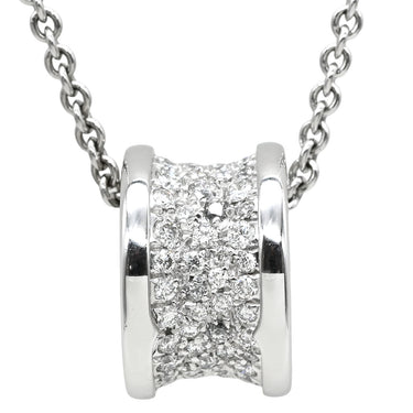 ブルガリ BVLGARI ビーゼロワン ダイヤ 346167 ホワイトゴールド K18WG ダイヤモンド ネックレス B-zero1 ペンダント 18K 750WG