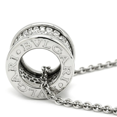 ブルガリ BVLGARI ビーゼロワン ダイヤ 346167 ホワイトゴールド K18WG ダイヤモンド ネックレス B-zero1 ペンダント 18K 750WG