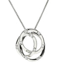 タサキ TASAKI トリプル サークル ホワイトゴールド K18WG ダイヤモンド ネックレス TASAKI Au750 18K 18金 ダイヤモンド 10石 3連 サークル