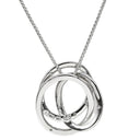 タサキ TASAKI トリプル サークル ホワイトゴールド K18WG ダイヤモンド ネックレス TASAKI Au750 18K 18金 ダイヤモンド 10石 3連 サークル