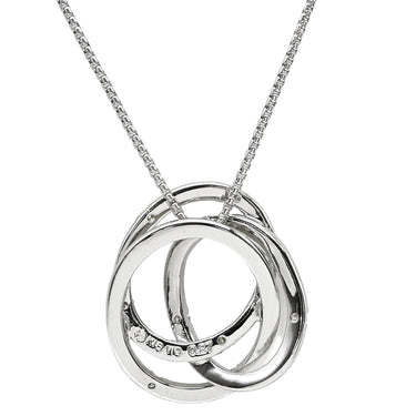 タサキ TASAKI トリプル サークル ホワイトゴールド K18WG ダイヤモンド ネックレス TASAKI Au750 18K 18金 ダイヤモンド 10石 3連 サークル