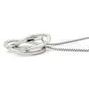 タサキ TASAKI トリプル サークル ホワイトゴールド K18WG ダイヤモンド ネックレス TASAKI Au750 18K 18金 ダイヤモンド 10石 3連 サークル