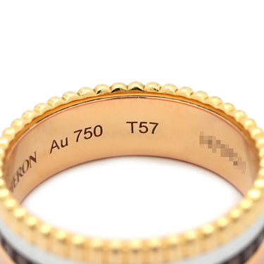 ブシュロン BOUCHERON キャトル クラシック スモール JRG00290 4カラー K18YG K18PG K18WG ブラウンPVD #T57 リング 指輪 Au750 18K YG WG PG PVD 16号
