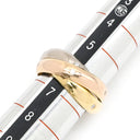 カルティエ Cartier トリニティ コンステレーション ダイヤ B4038800 ホワイトゴールド×イエローゴールド×ピンクゴールド K18YG ダイヤモンド #46(JP6) リング 指輪 3連 15石 18K 750 YG 6号