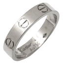 カルティエ Cartier ミニラブリング B4085100 ホワイトゴールド K18WG #48 リング 指輪 LOVE Ring Au750 18K 18金 WG スモールモデル 8号