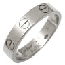 カルティエ Cartier ミニラブリング B4085100 ホワイトゴールド K18WG #48 リング 指輪 LOVE Ring Au750 18K 18金 WG スモールモデル 8号