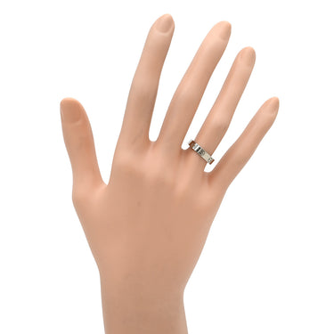 カルティエ Cartier ミニラブリング B4085100 ホワイトゴールド K18WG #48 リング 指輪 LOVE Ring Au750 18K 18金 WG スモールモデル 8号