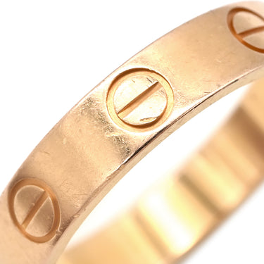 カルティエ Cartier ミニラブリング B4085200 ピンクゴールド K18PG #49(JP9) リング 指輪 スモールモデル LOVE Ring 18K 750PG 8.5号