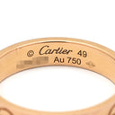 カルティエ Cartier ミニラブリング B4085200 ピンクゴールド K18PG #49(JP9) リング 指輪 スモールモデル LOVE Ring 18K 750PG 8.5号