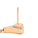 ブルガリ BVLGARI ディーヴァ ドリーム ホワイト×ブラック×ピンクゴールド K18PG オニキス マザーオブパール ピアス 白 黒 Au750 18K ドロップ スイング オニキス シェル