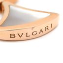 ブルガリ BVLGARI ディーヴァ ドリーム ホワイト×ブラック×ピンクゴールド K18PG オニキス マザーオブパール ピアス 白 黒 Au750 18K ドロップ スイング オニキス シェル