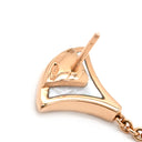 ブルガリ BVLGARI ディーヴァ ドリーム ホワイト×ブラック×ピンクゴールド K18PG オニキス マザーオブパール ピアス 白 黒 Au750 18K ドロップ スイング オニキス シェル