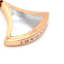 ブルガリ BVLGARI ディーヴァ ドリーム ホワイト×ブラック×ピンクゴールド K18PG オニキス マザーオブパール ピアス 白 黒 Au750 18K ドロップ スイング オニキス シェル