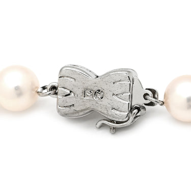 タサキ TASAKI パール 6.8-7.3mm パールホワイト×シルバー シルバー パール ネックレス TASAKI silver 真珠 ラウンドシェイプ