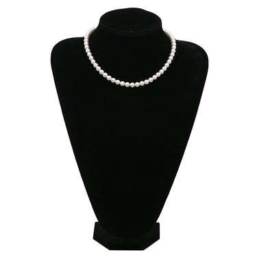 タサキ TASAKI パール 6.8-7.3mm パールホワイト×シルバー シルバー パール ネックレス TASAKI silver 真珠 ラウンドシェイプ