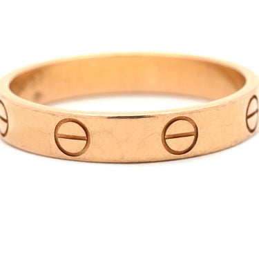 カルティエ Cartier ミニラブリング B4085200 ピンクゴールド K18PG #57(JP17) リング 指輪 スモールモデル LOVE Ring 18K 750PG 16.5号