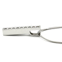 タサキ TASAKI ダイヤ バートップ ペンダント ホワイトゴールド K18WG ダイヤモンド ネックレス TASAKI Au750 18K 18金 WG 9石 9P