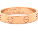 カルティエ Cartier ミニラブリング B4085200 ピンクゴールド K18PG #51(JP11) リング 指輪 スモールモデル LOVE Ring 18K 750PG 10.5号