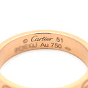 カルティエ Cartier ミニラブリング B4085200 ピンクゴールド K18PG #51(JP11) リング 指輪 スモールモデル LOVE Ring 18K 750PG 10.5号