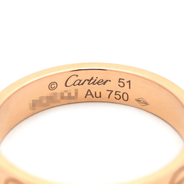 カルティエ Cartier ミニラブリング B4085200 ピンクゴールド K18PG #51(JP11) リング 指輪 スモールモデル LOVE Ring 18K 750PG 10.5号