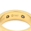 カルティエ Cartier ラブリング フルダイヤ イエローゴールド K18YG ダイヤモンド #51(JP11) リング 指輪 LOVE Ring 750YG 6Pダイヤモンド 11号