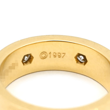 カルティエ Cartier ラブリング フルダイヤ イエローゴールド K18YG ダイヤモンド #51(JP11) リング 指輪 LOVE Ring 750YG 6Pダイヤモンド 11号