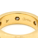カルティエ Cartier ラブリング フルダイヤ イエローゴールド K18YG ダイヤモンド #51(JP11) リング 指輪 LOVE Ring 750YG 6Pダイヤモンド 11号
