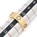 カルティエ Cartier ラブリング フルダイヤ イエローゴールド K18YG ダイヤモンド #51(JP11) リング 指輪 LOVE Ring 750YG 6Pダイヤモンド 11号