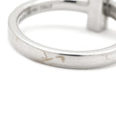 ティファニー Tiffany & Co T ワン ナロー ダイヤモンド ホワイトゴールド K18WG ダイヤモンド リング 指輪 T&Co. Au750 18K 18金 WG 8.5号