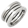 ブルガリ BVLGARI ビーゼロワン B-zero1 3バンドリング 323533 ホワイトゴールド K18WG #52(JP12) リング 指輪 750 18金 WG 11号