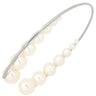 タサキ TASAKI M/G TASAKI パール オープン パールホワイト×シルバー パール Pd950 ブレスレット Pd950 パラジウム メラニー・ジョージャコプロスコラボ 真珠