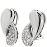 ミキモト MIKIMOTO パヴェダイヤ クリップイヤリング ホワイトゴールド K18WG ダイヤモンド イヤリング MIKIMOTO Au750 WG 18K 18金 ダイヤ クリップ式