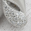 ミキモト MIKIMOTO パヴェダイヤ クリップイヤリング ホワイトゴールド K18WG ダイヤモンド イヤリング MIKIMOTO Au750 WG 18K 18金 ダイヤ クリップ式