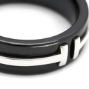 ティファニー Tiffany & Co T TWO リング ブラック×シルバー シルバー925 チタン リング 指輪 黒 T＆Co SV925 9号