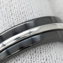 ティファニー Tiffany & Co T TWO リング ブラック×シルバー シルバー925 チタン リング 指輪 黒 T＆Co SV925 9号